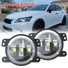 4 Inch LED Front Fog Lights Lamps For Lexus RX350 GS350 RX450h GS450h 2014-2015