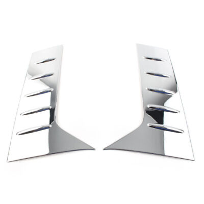 C-Pillar Mirror Plate Molding Cover Trims Chrome Fit Toyota Alphard 2016-2019 17