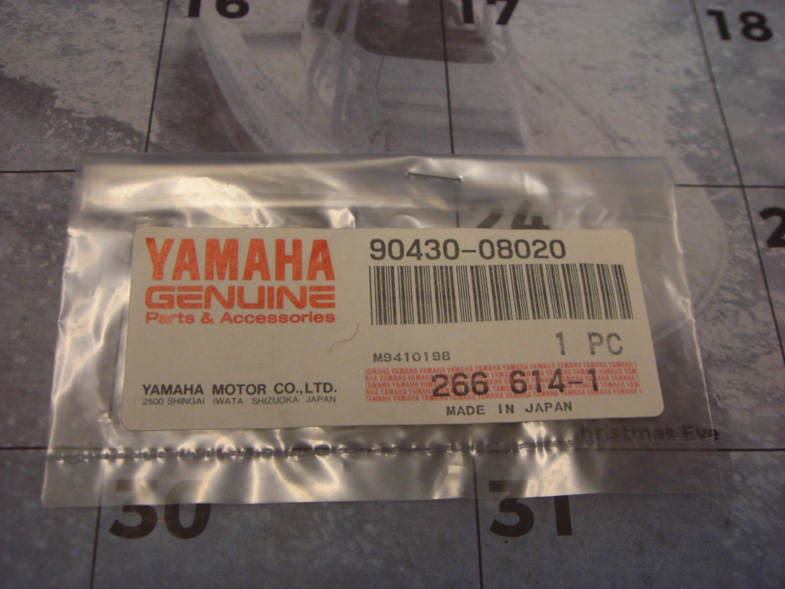 NEW OEM Yamaha Lower Unit Drain Gasket 9043008020 LOT OF 3!!!!! 3F6