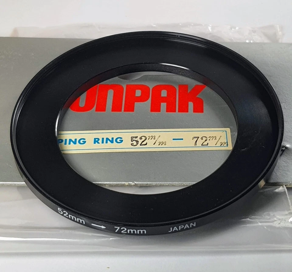 52-72mm Metal Step Up Adapter Ring 52mm Lens to 72mm Filter Converter E52-E72 - Image 3 of 4