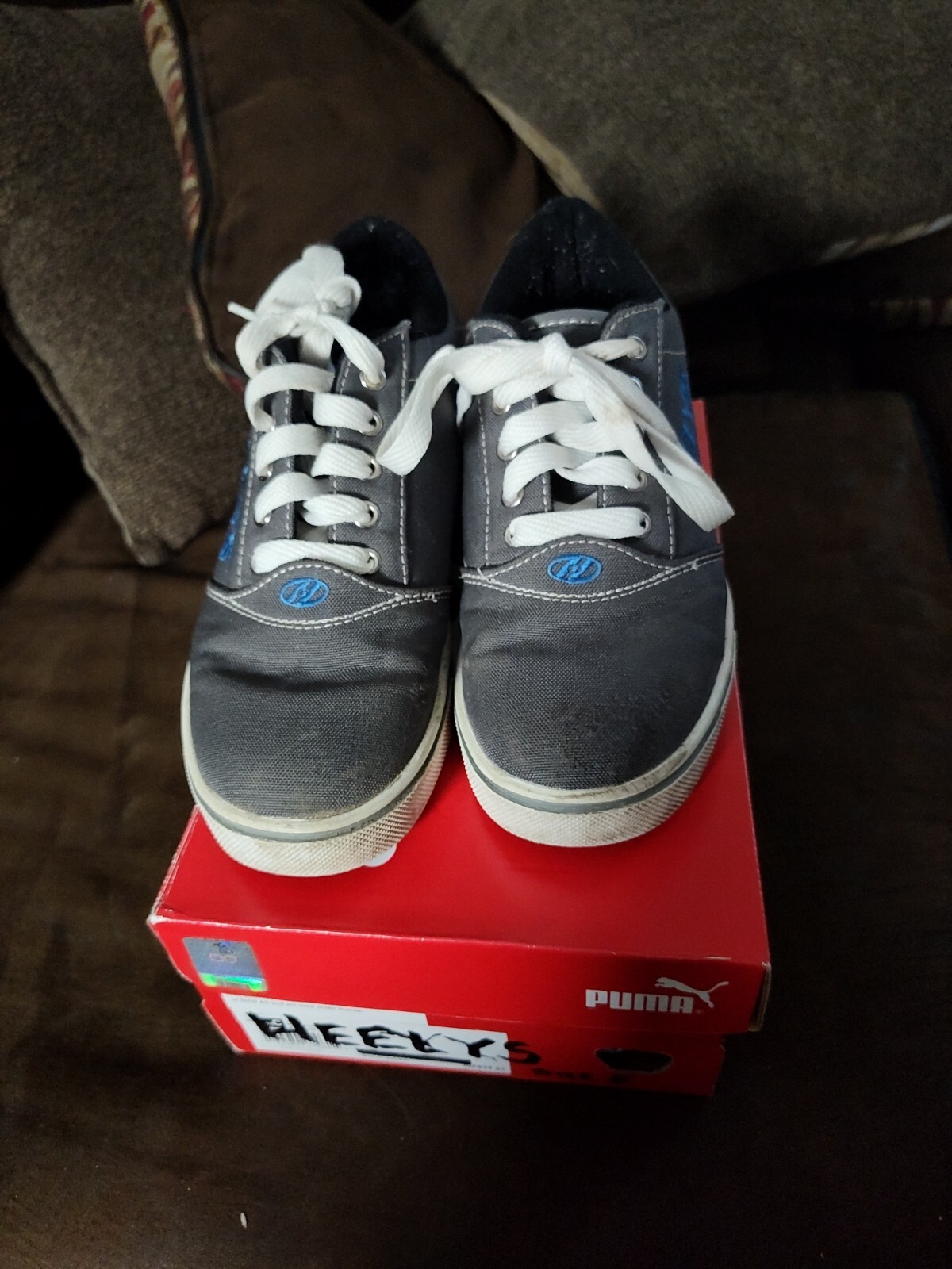 SAOLA Scarpe Heelys Pro 20 Uomo Taglia 5 Grigio Blu