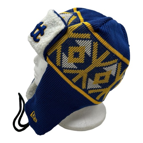 New Era Pittsburgh Pitt Panthers NCAA Trapper Hat Cap Winter Flaps Sherpa Lined - Picture 3 of 6