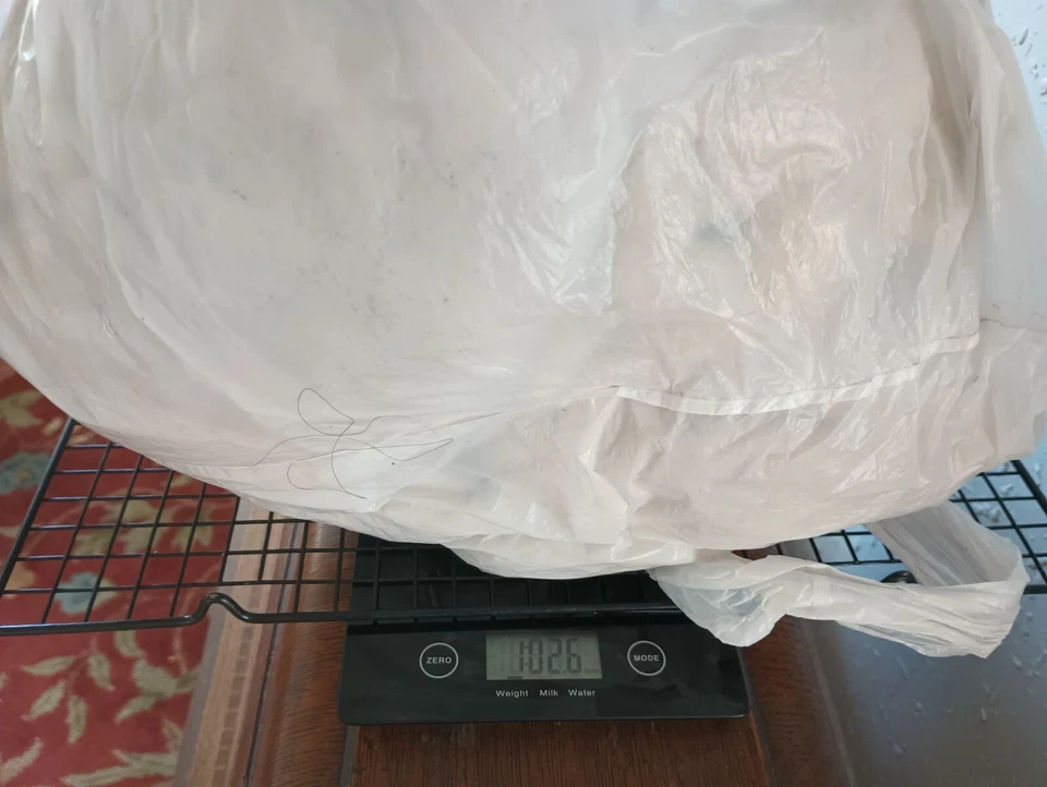 16oz Huacaya Alpaca Fiber Fine Brown & White Batt Roving Spinning Carded Lot - Image 4 of 4