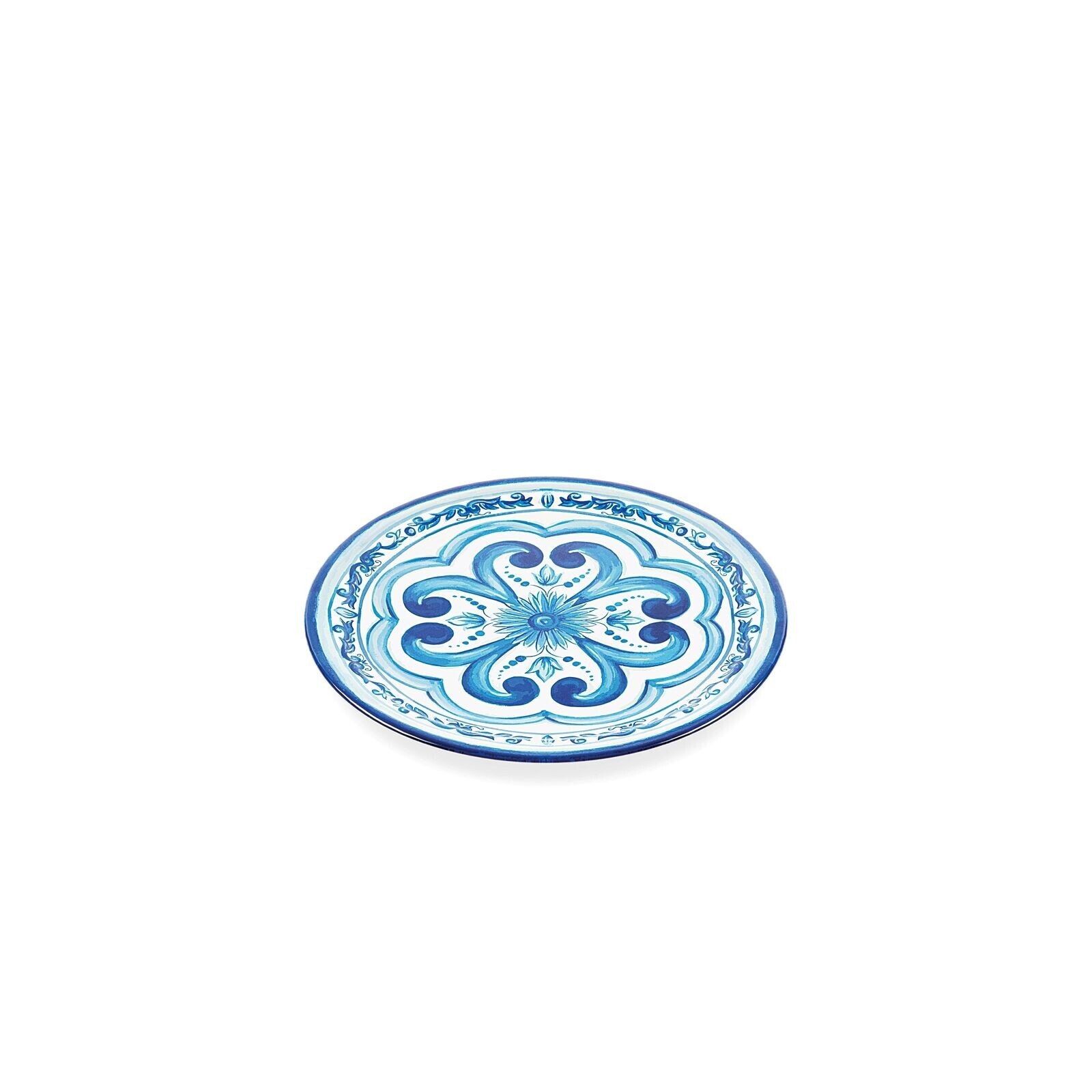 GUZZINI Piatto Piano Decoro Blues Melamina Table Decor CM 27,5x2,4