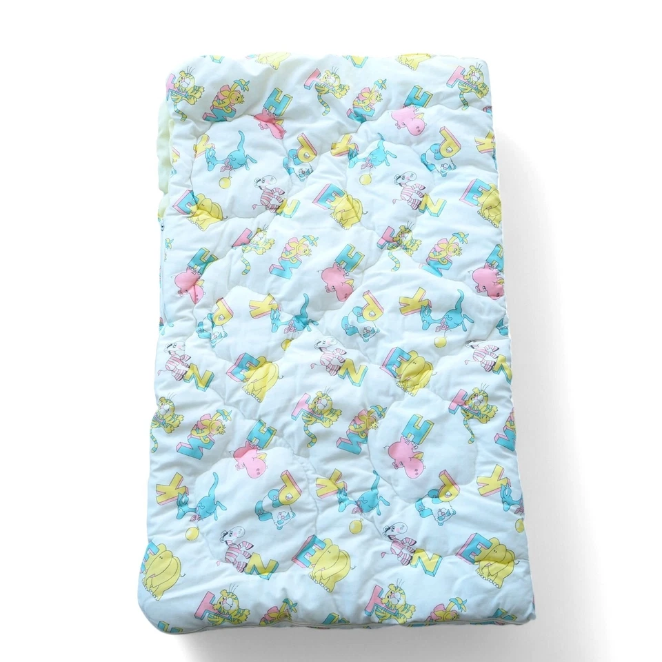 Manta saco de dormir vintage azul/multicolor Nursey bebé niño pequeño Foto 2 de 4