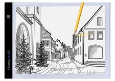 Ultra-Light A4 LED Tracing Light Box - Portable, Dimmable, and Bright with USB P