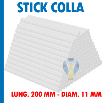50PCS HOT GLUE GUN STICK MINI REFILL LONG 200MM DIAMETER 11MM