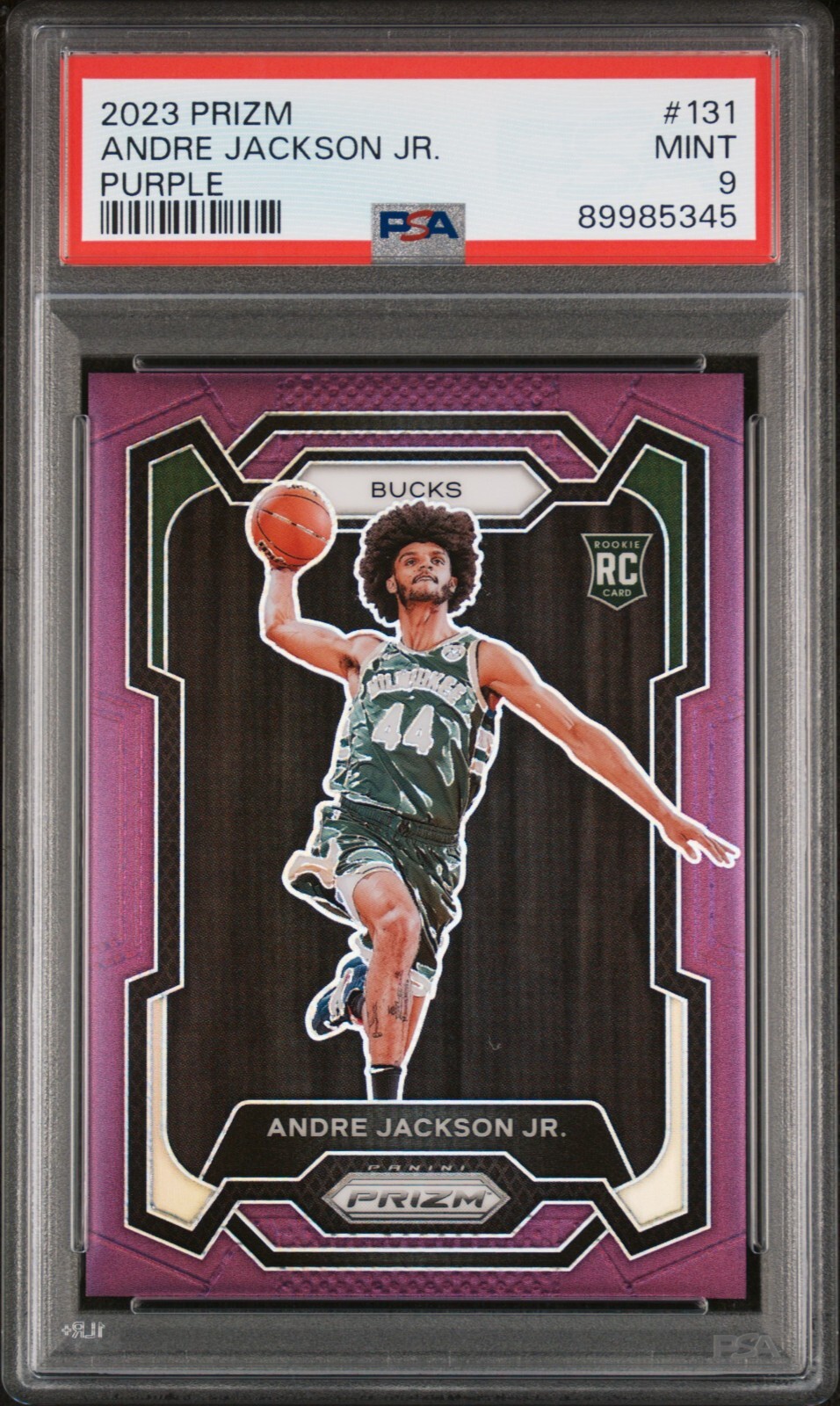 Andre Jackson Jr 2023 Prizm Purple /99 PSA 9 POP 1 #131