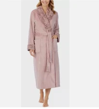 Carole Hochman Ladies' Plush Wrap Robe (Pink, Size S) NWTD