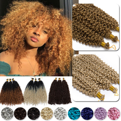 Real As Human Water Wave Crochet Braids Kinky Curly 100% Natural Hair Extensions