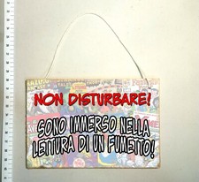 non disturbare targa fumetti marvel thor fantastici 4 avengers xmen spiderman