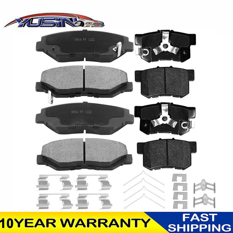8pc Front & Rear Ceramic Brake Pads Set for 2005 2006 2012 2013 -2016 Honda CR-V