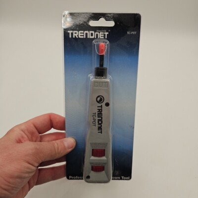 TRENDnet TC-PDT Professional Punch Down Tool V1.1R with 110 and Krone Blade