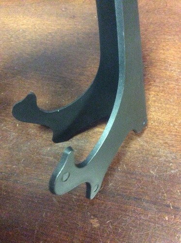 Hard Black Plastic 5 1/4" Plate Display Stand Preowned - Picture 7 of 10