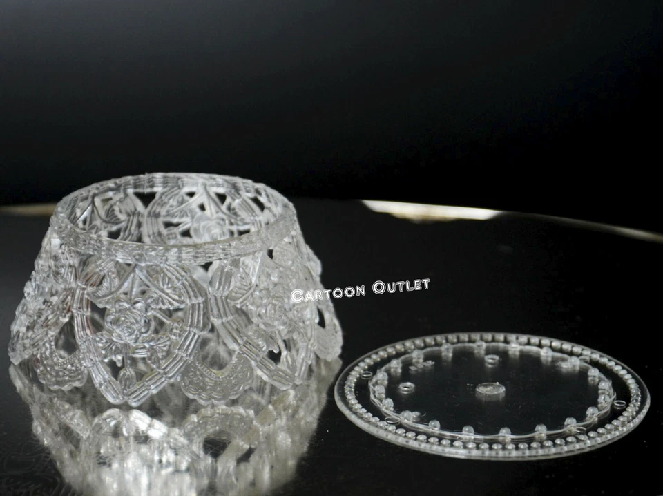 3 SOPORTE BASE SUPERIOR PASTEL TRANSPARENTE BODA QUINCEAÑERA BAUTIZO COMUNIÓN CENTRO DE MESA  Foto 3 de 4