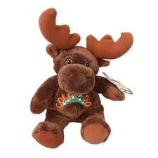 Souvies Plush Moose Colorado Souvenir 2008 Sitting Stuffed Animal Hiker Mountain