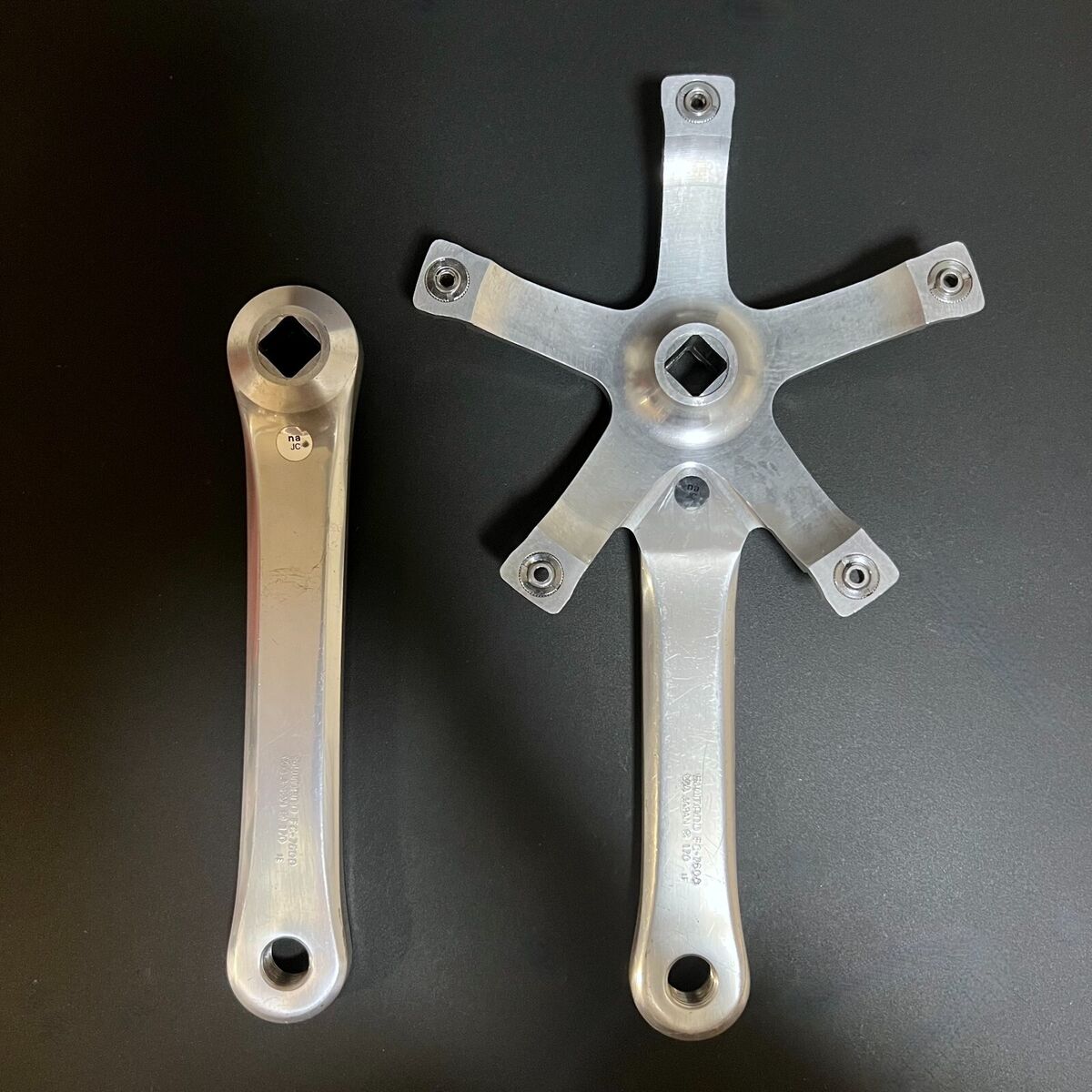 SHIMANO DURA ACE FC-7600 NJS Pista Crank Set 170mm BCD144mm SHIMANO DURA ACE FC-7600 NJS Pista Crank Set 170mm BCD144mm