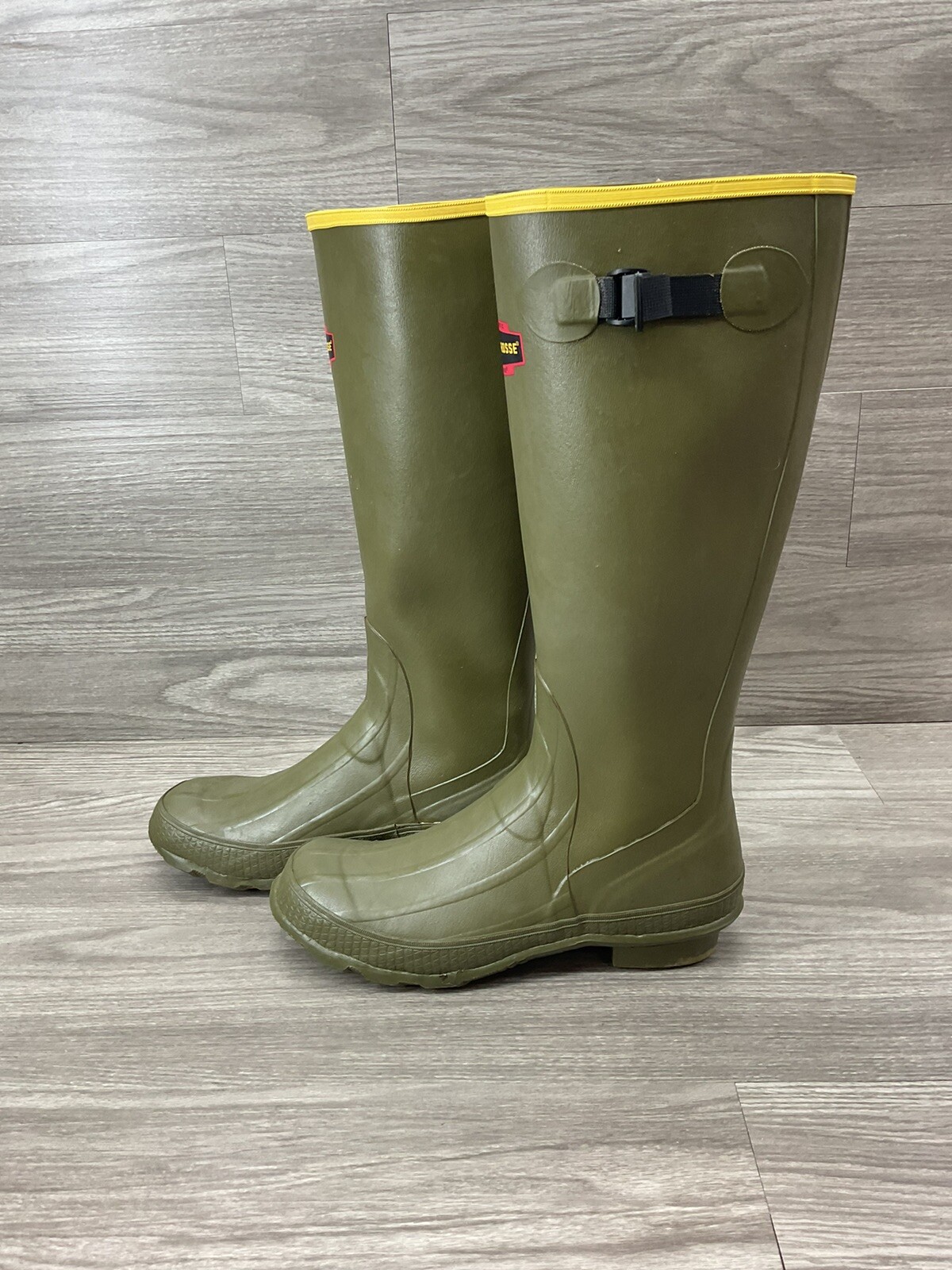 LaCrosse 150040 Men's Grange 18" OD Green Uninsulated Rubber Boots Work