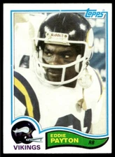 1982 Topps Eddie Payton Minnesota Vikings #396
