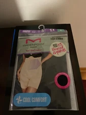 NEW SIZE S WOMEN MAIDENFORM FLEXEES FEEL GOOD FASHION HIGH WAIST THIGH SLIMMER