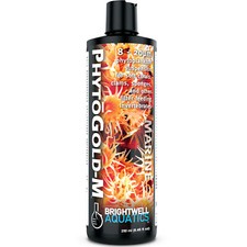 Brightwell Aquatics PhytoGold-M 250mL Phytoplankton for Soft Corals and Clams