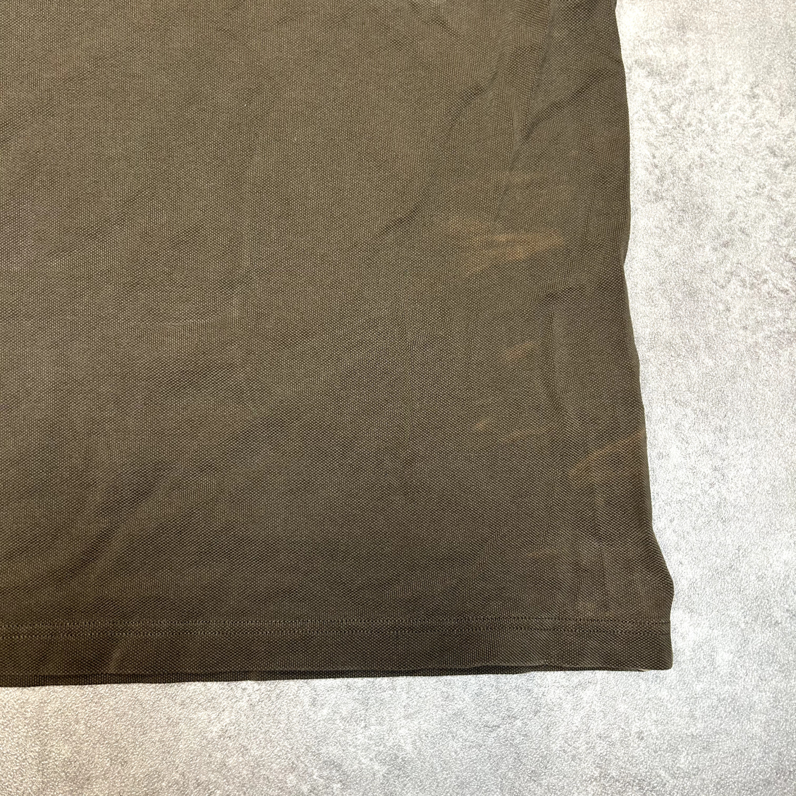 Burberry London Polo Shirt Mens Large Designer Short Sleeve Cotton Top, Olive image 7