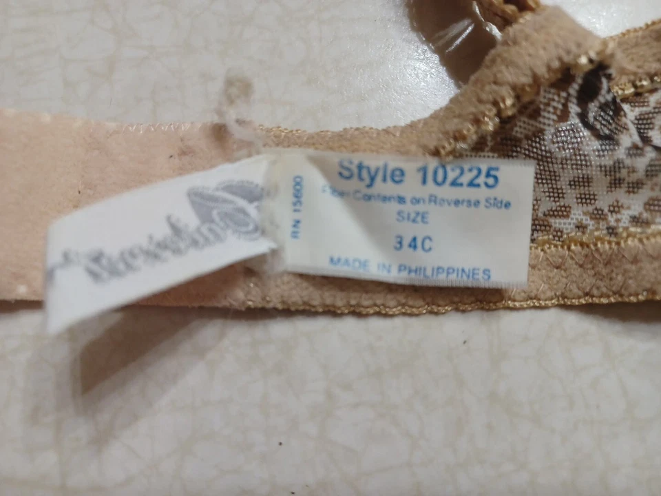 Sujetador Cabernet 34C marrón sin forro con aros Foto 4 de 4