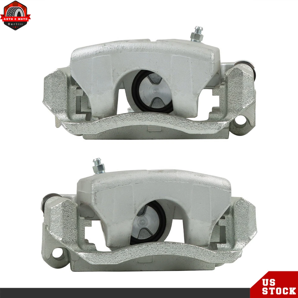 2x Pinzas de freno traseras con soporte para Buick Allure LaCrosse Chevy Impala Limited Foto 3 de 4