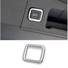 Cubierta cubierta plateada mate para Cadillac XT5 2016-2020 puerta trasera interruptor ABS