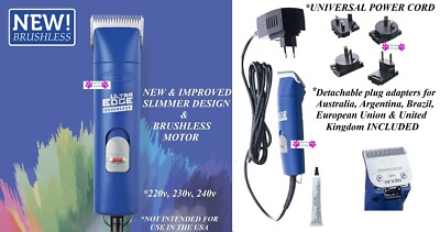 Andis GLOBAL AGCB BRUSHLESS Super 2-Speed CLIPPER 10 CeramicEdge BLADE*220v-240v