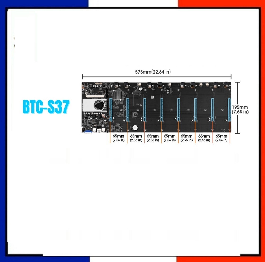 Carte Mère Minage BTC S37 carte mere rig 8 cpu mining motherboard crypto  monnaie | eBay