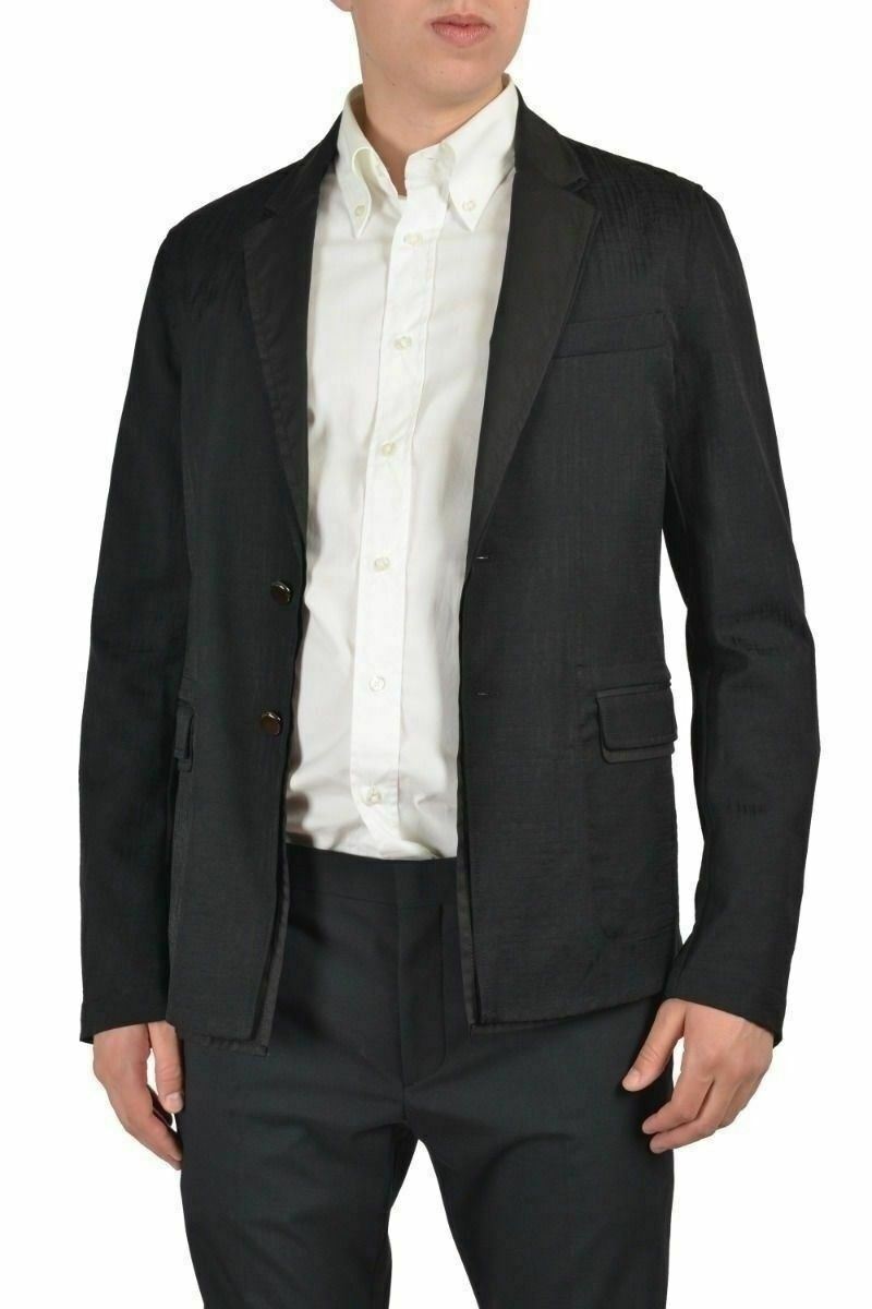 Мужской темно-серый блейзер на двух пуговицах Just Cavalli Sz US 38 IT 48 43690₽