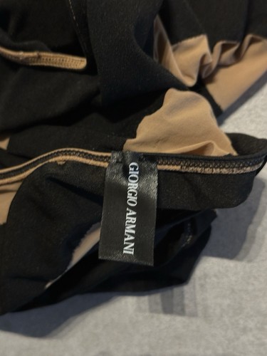 Giorgio Armani x Wolford Vintage Striped Bodysuit Size S - Picture 10 of 14