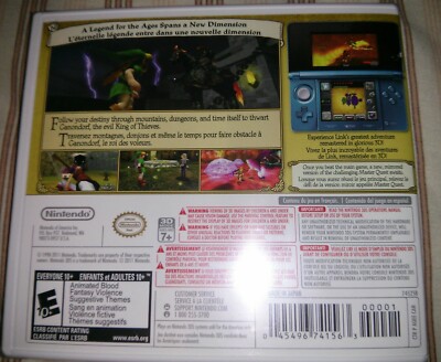 3DS The Legend of Zelda: Ocarina of Time 3D Game |BRAND NEW