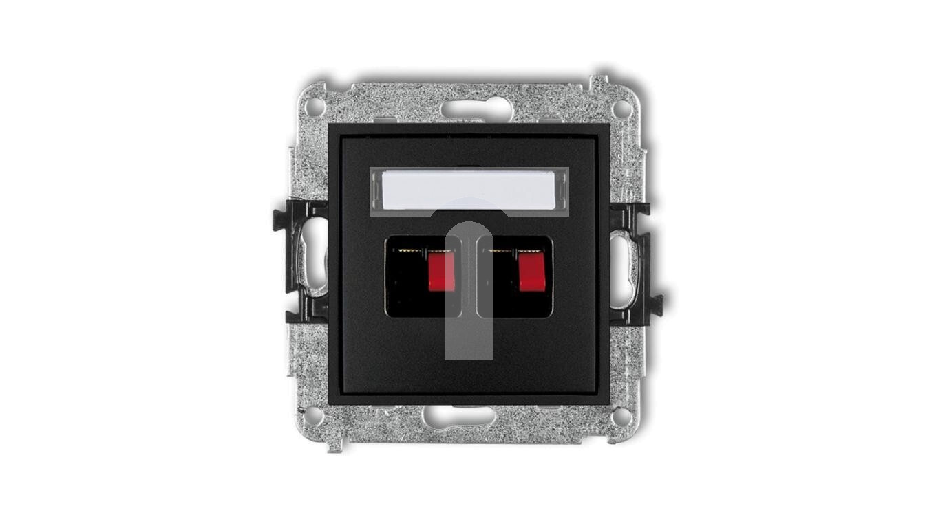 MINI Double loudspeaker socket, matt black 12MGG-2 /T2UK
