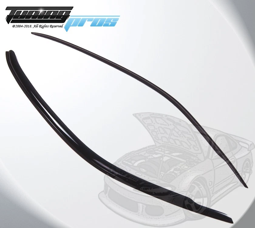 For Smart FORTWO 2008-2014 Smoke Out-Channel Window Rain Guards Visor 2pcs Set - Image 2 of 3