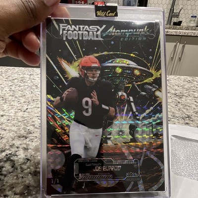 Wild Card 2026 Fantasy Football Atompunk Joe Burrow QB Card FAPMR04-JB 1/1