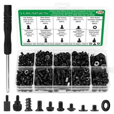 520PCS Computer Screws Assortment Kit, PC Case Fan Motherboard Standoff HDD SSD