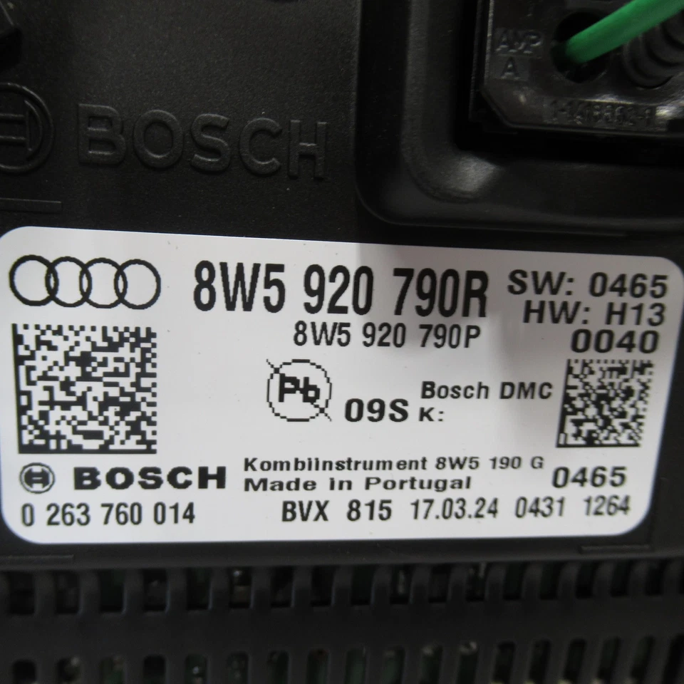 2024 奥迪 A5 速度表 Speedo Cluster 9 英里原始设备制造商 — 第 3/3 张图片