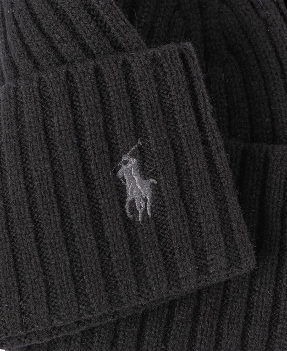 Polo Ralph Lauren Men’s Wool Beanie #001 Black w/ Black Signature Pony Cable
Opens in a new window o