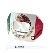 Mouthguard Mexican Flag Football Vortex Airflow Design, Airtight Fit for Bett...