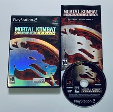 Mortal Kombat: Armageddon (PlayStation 2, 2006) Black Label Complete - Nice