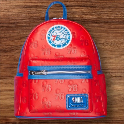 Philadelphia 76ers Mini Backpack And Wallet -Gently Used  Great Condition  - Picture 1 of 3