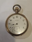 Antique Vintage ELGIN 15 Jewels Pocket Watch 10 Kt Gold Filled Star Estate Runs