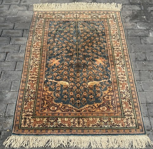 VTG Oriental Turkish Tree Of Life Rug 53 X 37 Inch - Bild 8 von 18