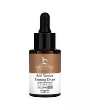 Beauty by Earth Self Tanner Drops 30ml Face Body Brown Quick-Drying No Streaks