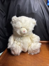Russ Berrie RB Target White Sparkle Teddy Bear 15 Plush Christmas Glitter