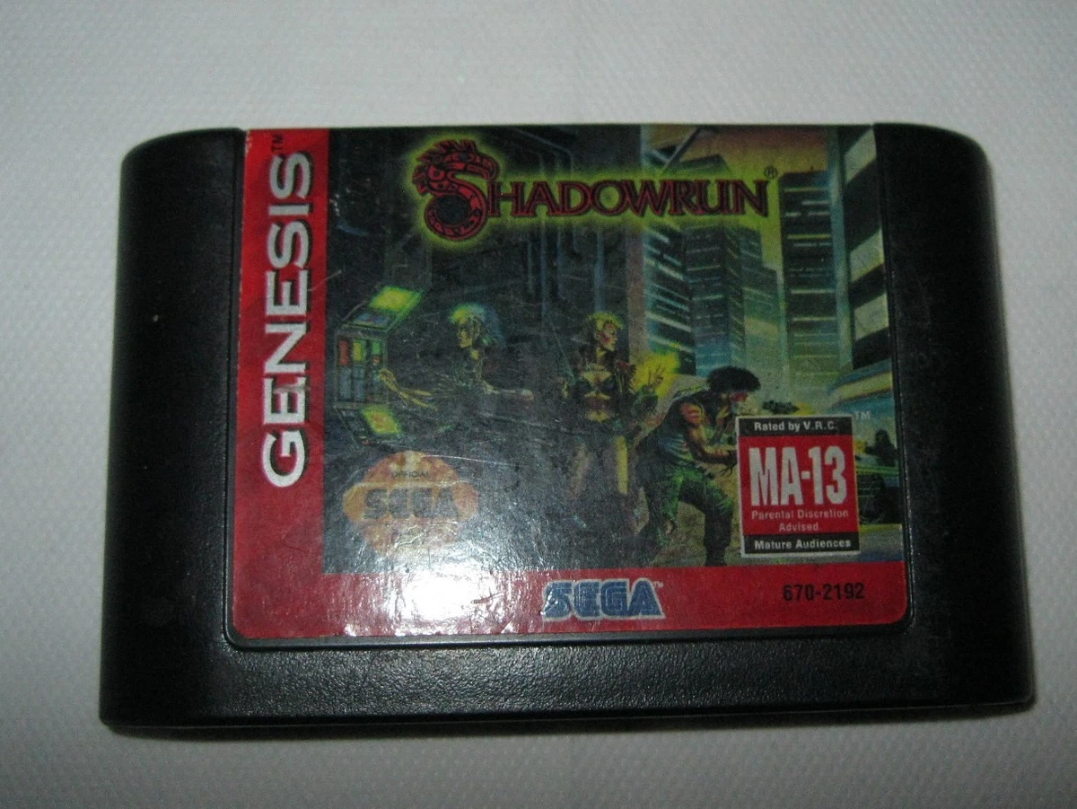 Shadowrun SEGA 1994 Video Games for sale | eBay