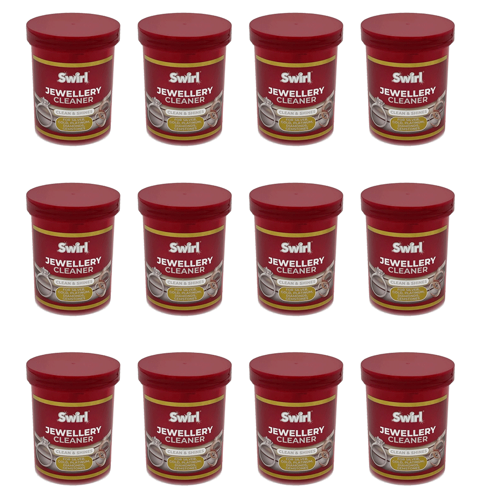 12 x SWIRL JEWELLERY CLEANER 145ml CLEAN & SHINE