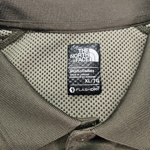 North Face Men's Horizon Polo Size Short Sleeve XL Olive Green See Description - Picture 4 of 8
